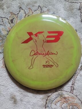 NEW PRODIGY X3 400G Plastic Disc Golf Driver Yellow/Green SWIRLS Red Stamp 172 G